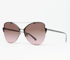 Tiffany TF3063 60039T Women's Sunglasses Gunmetal 64mm Half Rim Butterfly Frame