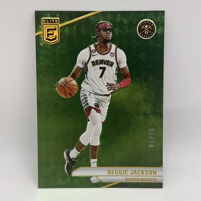2023-24 Donruss Elite - Reggie Jackson #189 Neon Green /75