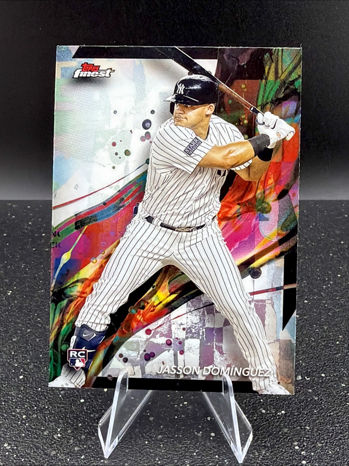 2024 Topps Finest Jasson Dominguez RC Refractor New York Yankees #83