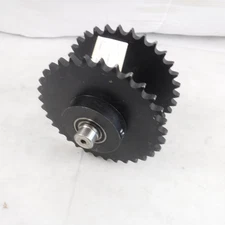 KHS Dual Chain Idler Sprocket Subassy 32 Teeth Each 11" OD for Packaging Distrib