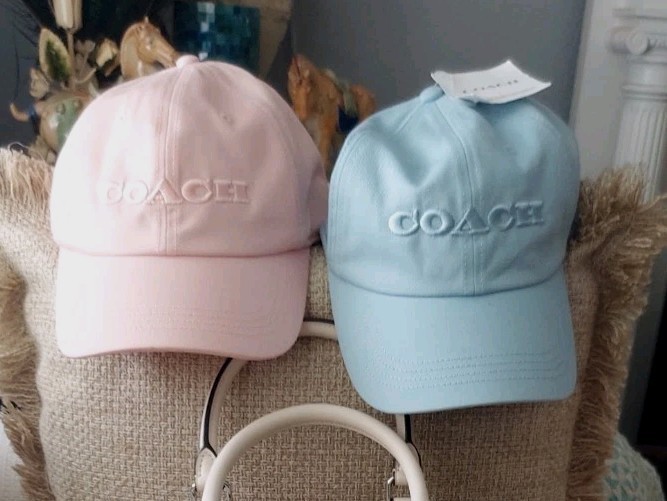 Coach NWT Baseball Cap in Light Pink | eBay display picture 3