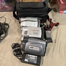Lot Of Vintage Jvc Camcorders For Parts As Is Untested