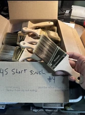 45- Glidden Wooster 3 inch 75 mm paint brushes Box Bundle DEAL Pro Nylon #4