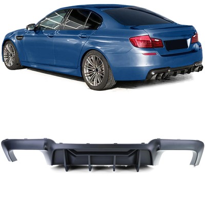 Heckdiffusor High Performance Duplex Matt passt für 5er BMW F10 F11 550i M550d