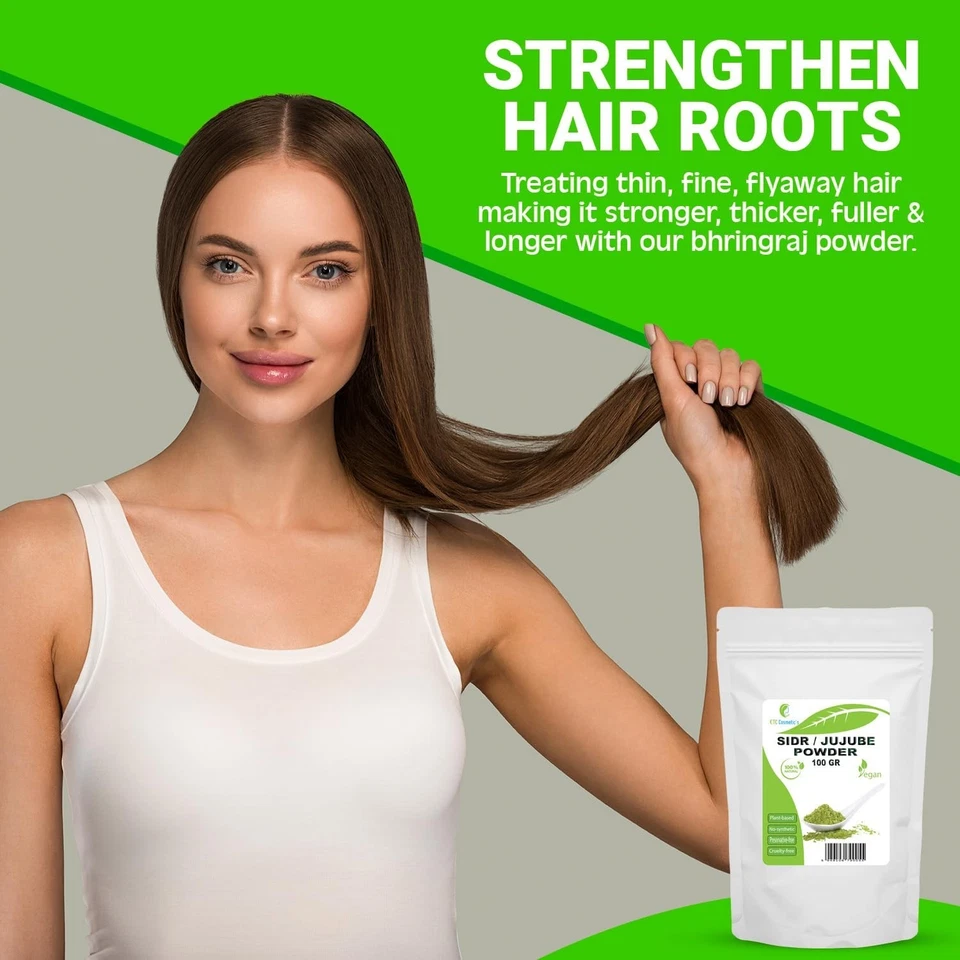 SIDR (JUJUBE) PULVER 100 Gr - Ein Natürliches Reinigungsmittel Pflanzenpulver | - Bild 3 von 4