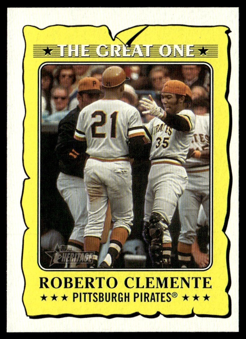 2021 Topps Heritage The Great One Roberto Clemente Pittsburgh Pirates #GO-18