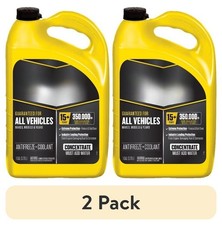 2 Pack Antifreeze Coolant, 15yr/350k mi, All Veh, 1 gal