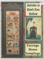 Carriage House Samplings Autumn at Hawk Run Hollow Cross Stitch Pattern