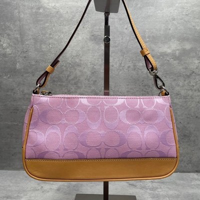 coach♡ショルダーバッグ♡ピンク♡ラベンダー♡パープル Coach Metallic Lilac Purple Heart Leather Crossbody Bag Purse NEW