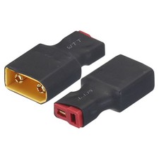 2pcs XT90 Male to T-Plug Female Connector Adapter RC LiPo Battery Converter