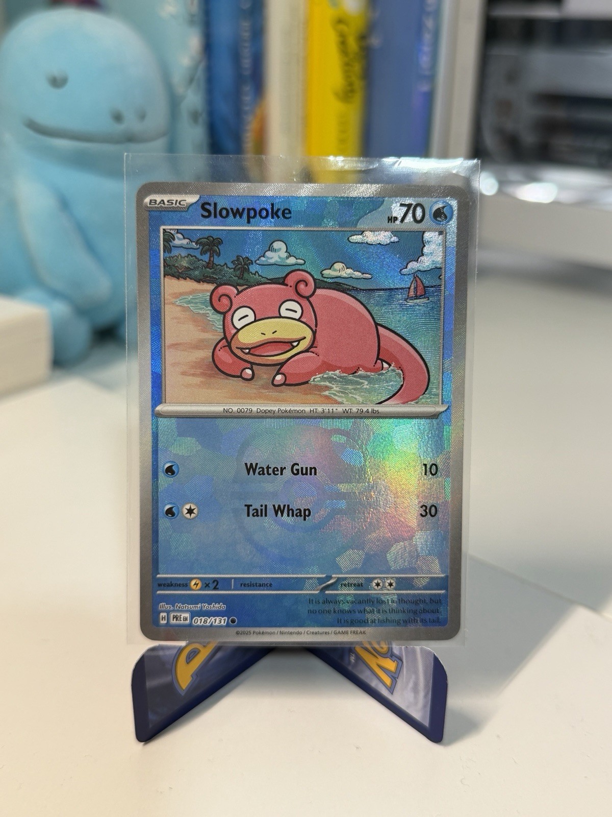Slowpoke Master Ball Pattern 018/131 Prismatic Evolutions Holo Near Mint