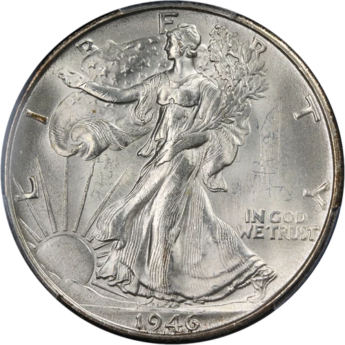1946-S Walking Liberty Half PCGS MS64 Superb Eye Appeal Nice Strike