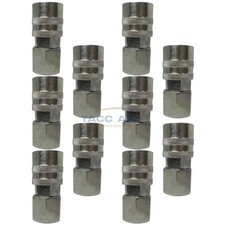 10 Pack Industrial M style Air Compressor Quick Connect Coupler 3/8" NPT Female