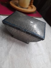 Tudric Style Art Deco Pewter Trinket Box Made In England