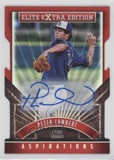 2015 Panini Elite Extra Edition Aspirations 54/100 Peter Lambert #45 Auto 2oe