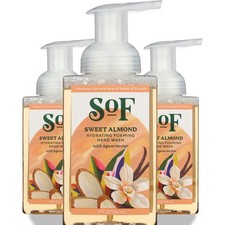 South Of France Sweet Almond Hydrating Foaming Hand Wash 8 Oz Oil 3 Pack
