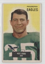 1955 Bowman Pete Pihos #10 HOF 0f8
