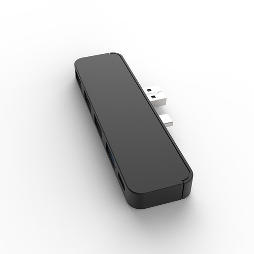 1pc 5-Port USB Hub For PS5 USB Extender Expansion Adapter For PS5 Consoles - Afbeelding 2 van 5