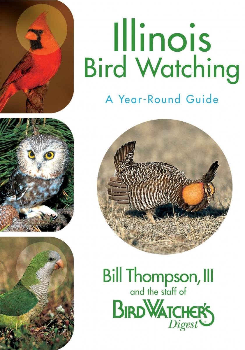 Illinois Bird Watching: A Year-Round Guide - paperback Thompson, Bill