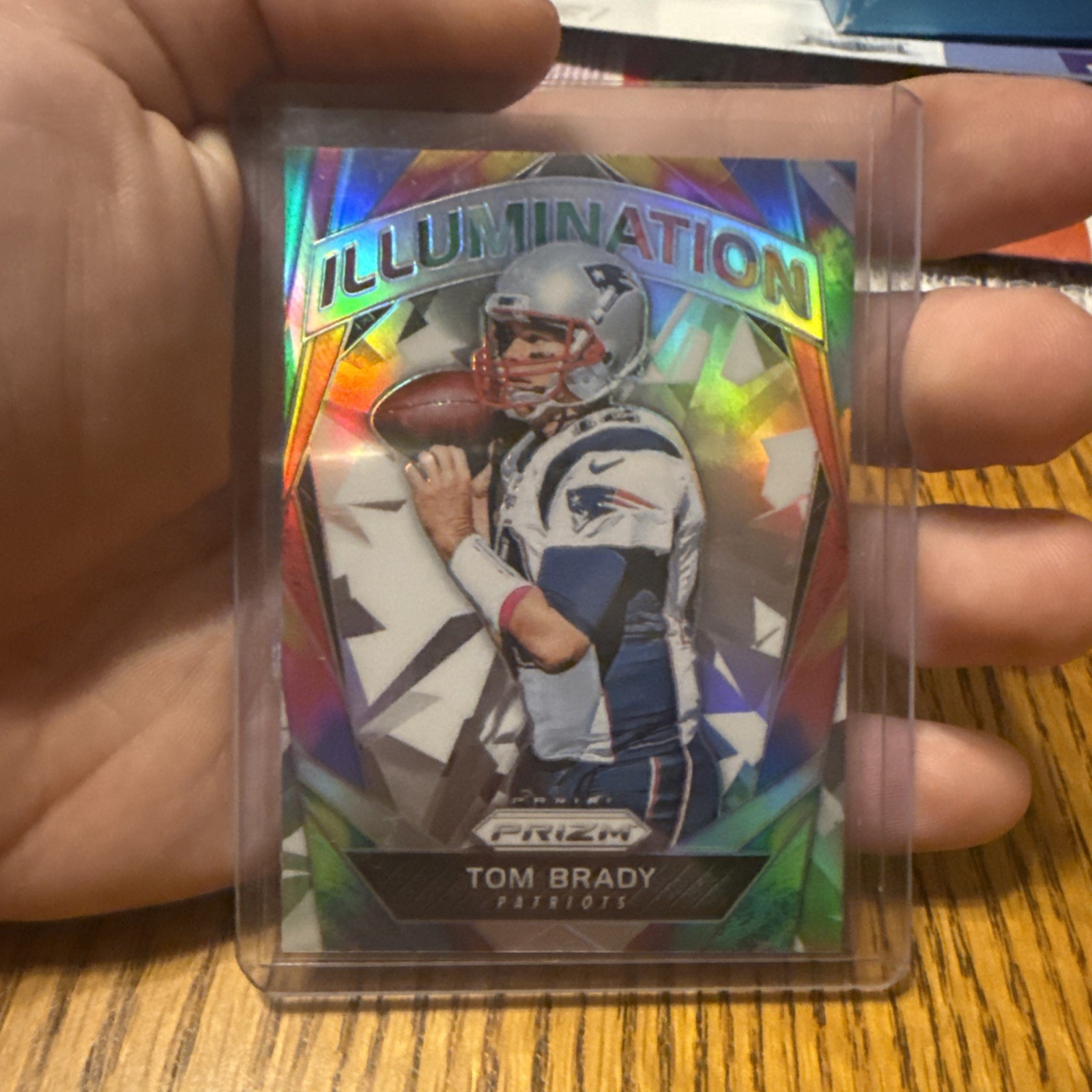 2017 Prizm Illumination Silver Prizm Tom Brady New England Patriots