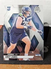 2025 Mosaic Football - Grey Zabel Rookie RC - #328 Seahawks