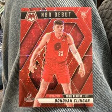 2024-25 Panini Mosaic NBA Debut Rookie Donovan Clingan #261/99 Trail Blazers