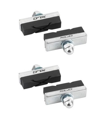 XLC Universal Bremsschuhe BS-C04 4er Set, 40mm, schwarz