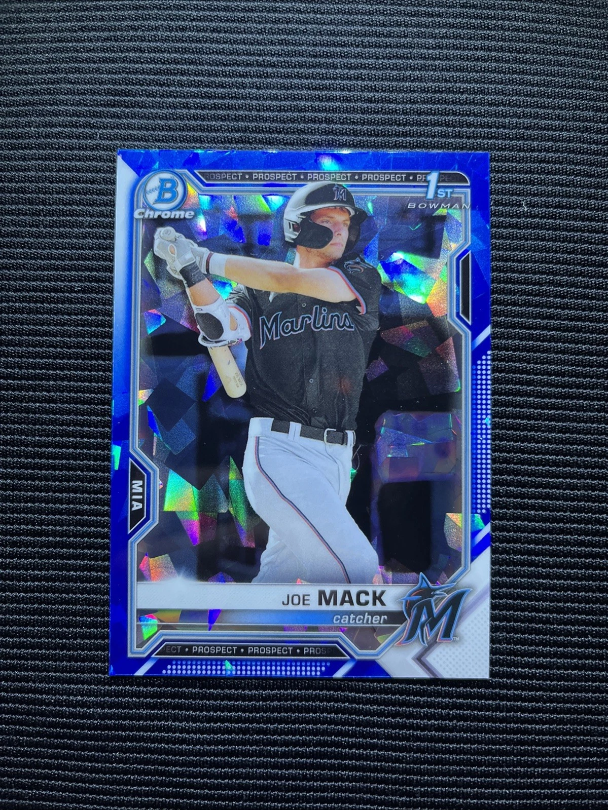 2021 Bowman Chrome Sapphire Draft Joe Mack 1st Bowman Prospect #BDC-159