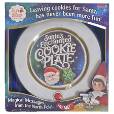 The Elf on the Shelf Santa s Enchanted Cookie Plate with Magical Messages