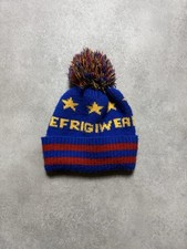 Refrigiwear Cappello Berretto Blu Rosso Invernale - One Size - Acrylic