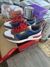 PUMA R78 Size 6c Low Top Running Shoes Grey/B...