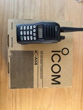 Icom IC-A14 VHF Air Band Handheld Transceiver Black with Charger  Antenna