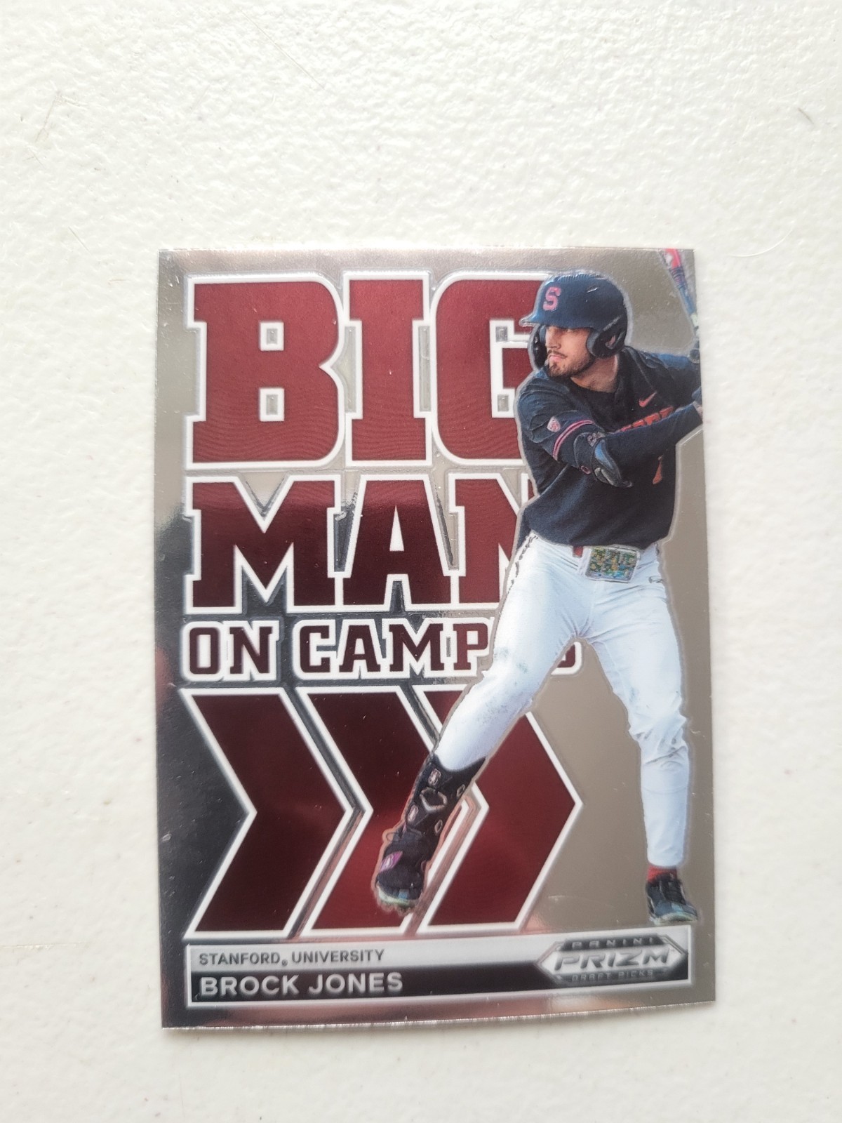 2022 Prizm Draft Picks Baseball Brock Jones Big Man On Campus #BMC-BJ NM