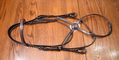 KL Select Red Barn, New, Matrix Clincher figure 8 bridle, brown, Horse full