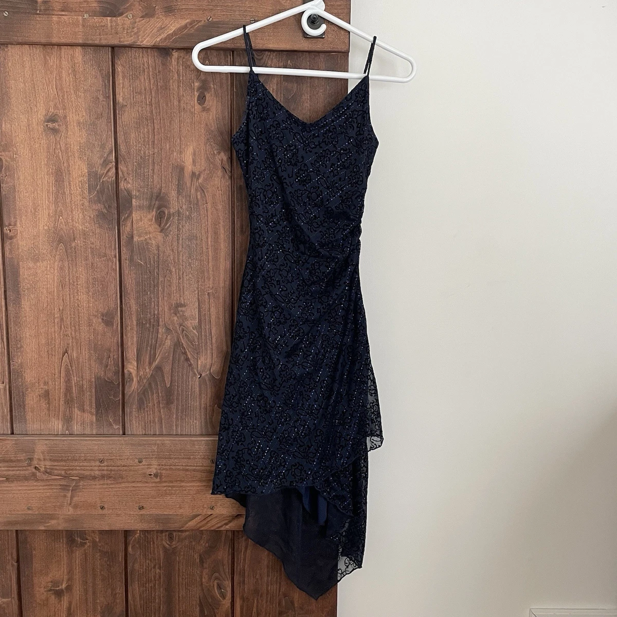 white christmas dresses Vintage Sparkly blue taboo formal dress size: M – Angelic Splash