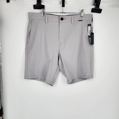 Travis Mathew Men's Light Grey Size 36 Wanderlust Shorts 9'' Inseam NWT $90