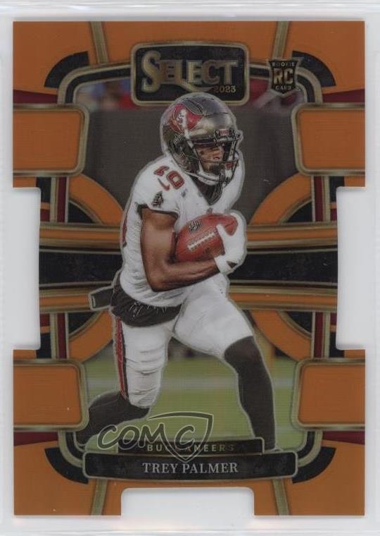 2023 Panini Select Concourse Orange Prizm Die-Cut /499 Trey Palmer #94 Rookie RC