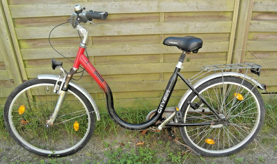 26er 3Gang City-Rad 501 City-Bike Fahrrad Damenrad Herrenrad Bahnhofsrad 26 Zoll