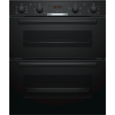 Bosch Series 4 NBS533BB0B Built-Under Electric Double Oven - Black  NBS533BB0B