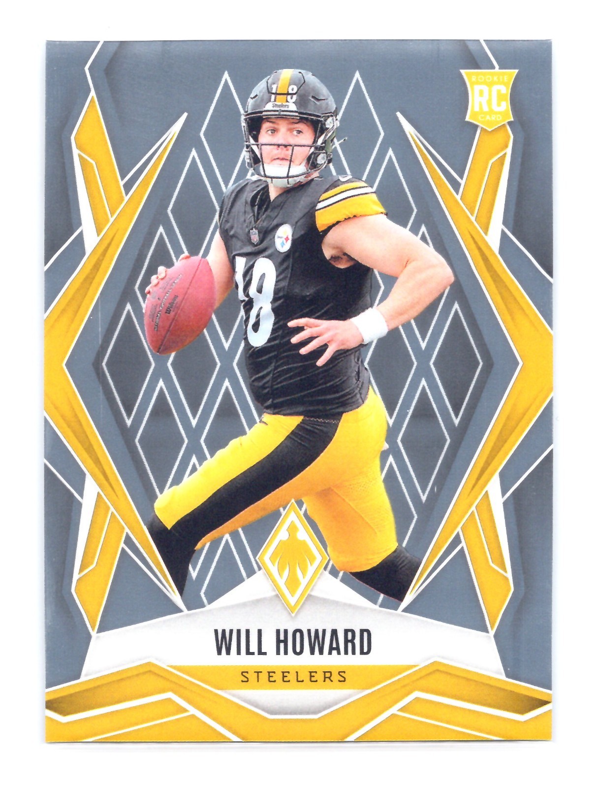 Will Howard Rookie RC Base 2025 Panini Phoenix #165 Pittsburgh Steelers