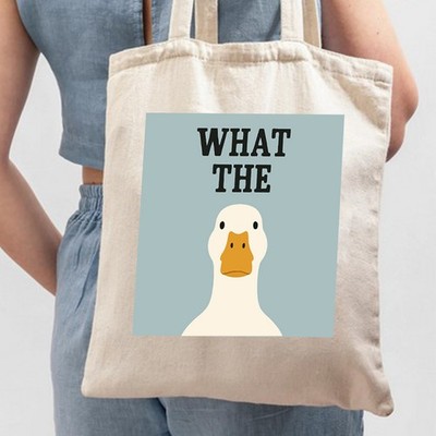Wiederverwendbare Tragetasche What The Duck Unisex lustig entzückend Frauen stilvoll trendig Geschenk