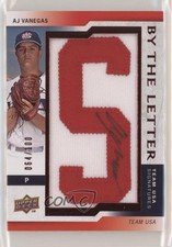 2009 Signature Stars USA By the Letter Signatures 64/100 AJ Vanegas Auto 0ny1