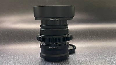 mir 1b 37mm f2.8 Cine Mod Weitwinkel Vintage Objektiv Sony E-Mount   
