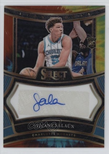 2024-25 Select Rookie Signatures Tie-Dye Prizm 10/25 Tidjane Salaun Auto RC 1by8