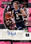 Sam Merrill RC 2020 Panini Prizm Draft Picks Pink Ice Rookie Auto