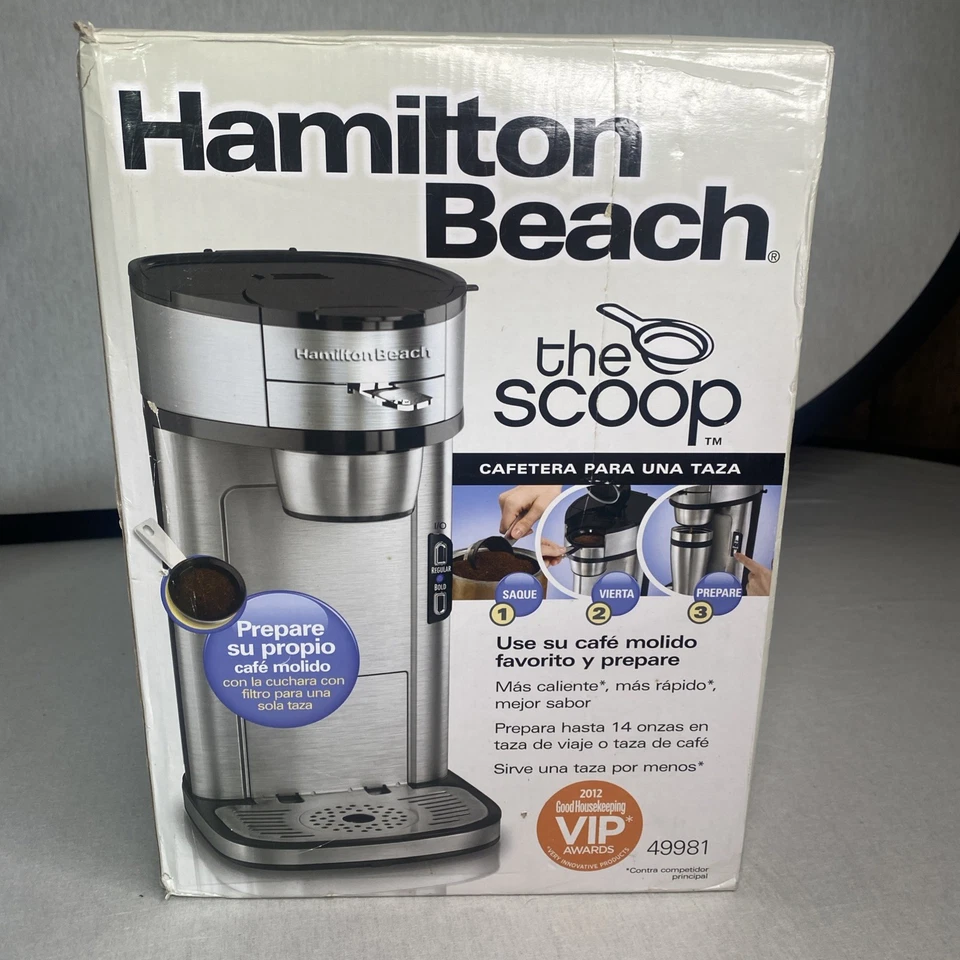 Hamilton Beach The Scoop Single Serve Coffee Maker - Stainless Steel (49981) - Image 3 of 4