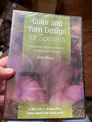 Color And Yarn Design For Spinners New sealed DVD Deb Menz for Interweave