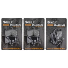 Brake Pad Set for Yamaha YZF R6S FZ07 FZ09 FZ1 FZ10 Front Rear Semi-Metallic