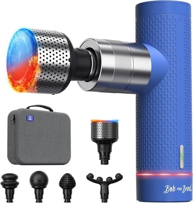 BOB UND BRAD Bob and Brad A7Pro Massagepistole mit Wärme und Kälte,11mm Amplitude Deep Tissue