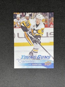 2016-17 Upper Deck Series 2 Jake Guentzel Young Guns UD Canvas RC #C235